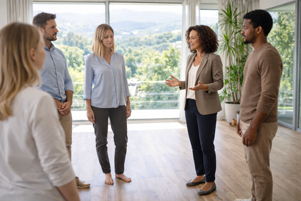 séance de constellation familiale lumineuse